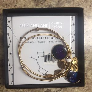 Alex and Ani Big and Little Dipper Charm Bracelets